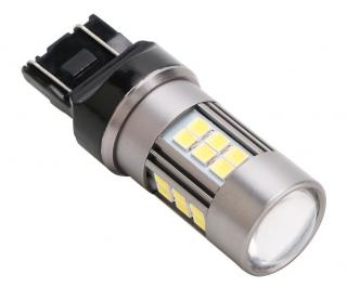 Led Auto ALB T20 7440 27 SMD 2835+LUPA 9-30V cu o singura intensitate