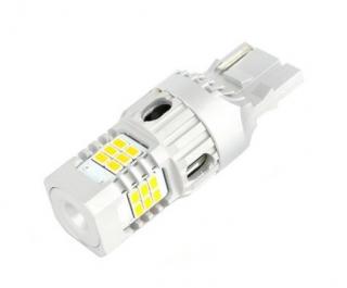 Led Auto ALB T20 7440 Super Canbus Cu 24 SMD 3020 12V Fara Polaritate BTLE5040C-7440-ALB