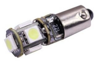 Led auto BA9S Canbus cu 5 SMD