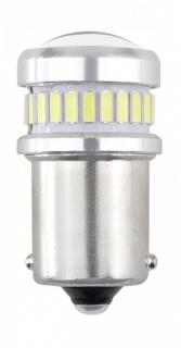 Led auto Canbus ALB BA15S P21W 1156 R5W R10W cu 24+6 SMD 12-24V - BA15S-24 4014-6 3030