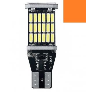 Led Auto Canbus T15 (W16W) 45 Smd 4014 12V - T15-4014-45LED-PORTOCALIU