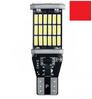 Led Auto Canbus T15 (W16W) 45 Smd 4014 12V - T15-4014-45LED-ROSU