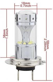 Led auto H7 60W 12-24V Leduri CREE 900 Lm