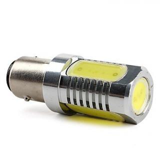 Led auto Rosu BA15D High Power cu dubla intensitate si pini simetrici la 180 grade