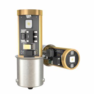 Led Auto Rosu Canbus BA9S 3 SMD 3838, 9-30V, fara polaritate - BA9S-3SMD-3838-ROSU