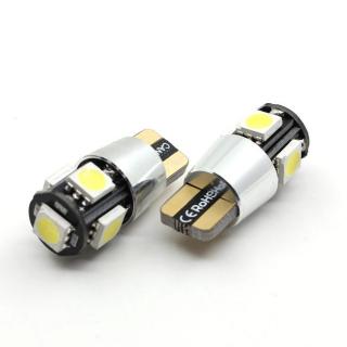 Led auto T10 5 SMD Canbus cu radiator BTLEC040