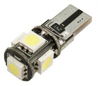 Led auto T10 Canbus cu 5 SMD