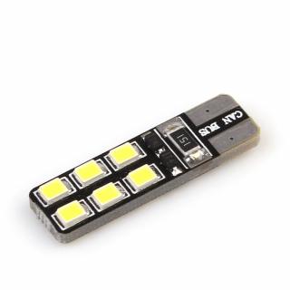 Led auto T10 (W5W) Canbus 12 SMD 2835 Super Bright - BTLE1160