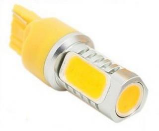 Led auto T20 6W High Power Galben