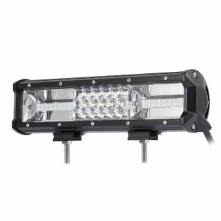 LED Bar Auto 162W, leduri pe 3 randuri, 12V-24V, 11340 Lumeni, 12   30,5 cm, Combo Beam 12 60 Grade