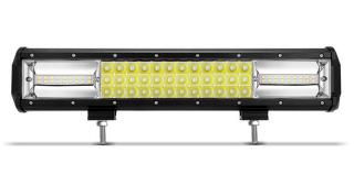 LED Bar Auto 216W, leduri pe 3 randuri, 12V-24V, 15120 Lumeni, 15,5   39,4 cm, Combo Beam 12 60 Grade