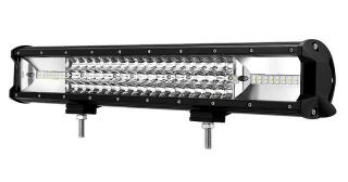 LED Bar Auto 270W, leduri pe 3 randuri, 12V-24V, 18900 Lumeni, 20   50,8 cm, Combo Beam 12 60 Grade