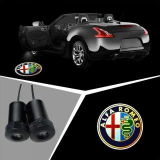 Proiectoare Portiere cu Logo Alfa Romeo