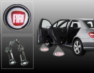 Proiectoare Portiere cu Logo Fiat