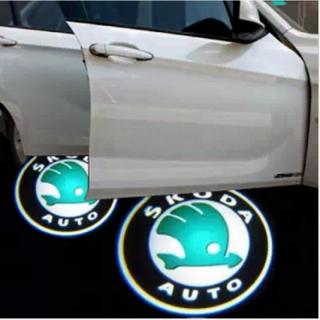 Proiectoare Portiere cu Logo Skoda