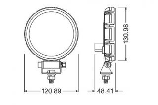 Proiector Led 2700K, 1100 Lm - Ledriving Reversing Vx120R-Wd Osram