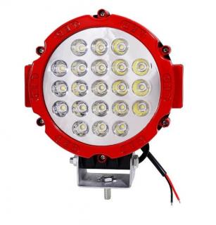 Proiector LED Auto Offroad 63W 12V-24V, 4410 LM, Rosu, Spot Beam 30 Grade