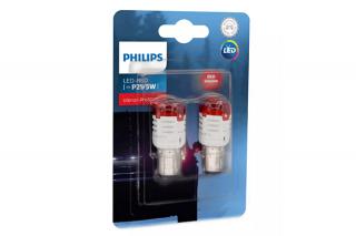 Set 2 Becuri Led Exterior 12V P21 5 Bay15D Ultinon Pro3000 Si Philips