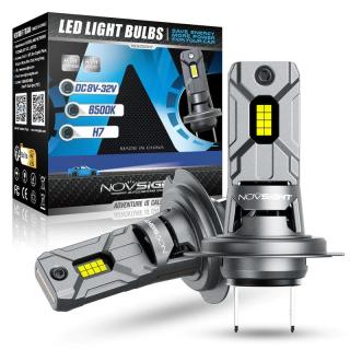 Set 2 leduri auto Canbus, putere 60W, luminozitate 12000 Lm, 12V-24V N64-H7