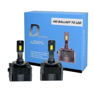 Set 2 leduri D3S PlugPlay pentru far auto 70W Chip Cree 8400 Lm 12-24V