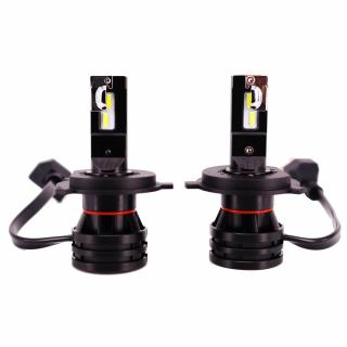 Set 2 leduri H4 M2 Canbus pentru far auto, putere 28W, luminozitate 6000 Lm, 12V-24V