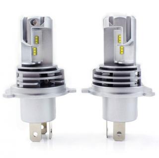 Set 2 leduri H4 M3 Canbus pentru far auto, putere 55W, luminozitate 10.000 Lm, 12V-24V