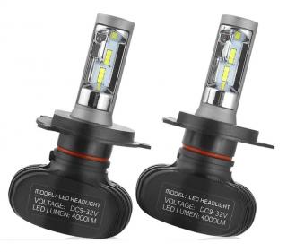 Set 2 leduri H7 CSP Canbus pentru far auto, putere 25W, luminozitate 4000 Lm, 12V-24V S1-H7