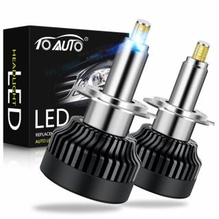 Set 2 leduri H7 M9 Canbus 360 grade pentru far auto, putere 80W set, luminozitate 8000 Lm set, 12V M9-H7