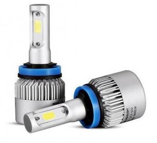 Set 2 leduri H9 COB Canbus pentru far auto putere 72W, luminozitate 8000 Lm, 12V - 24V