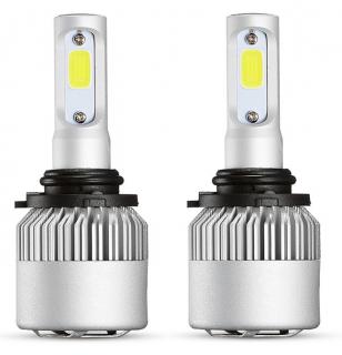 Set 2 leduri HB3   9005 COB Canbus pentru far auto putere 72W, luminozitate 8000 Lm, 12V - 24V