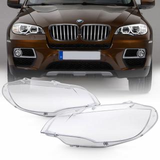 Set 2 sticle faruri pentru BMW X6 E71 (2008 - 2014) - HB080