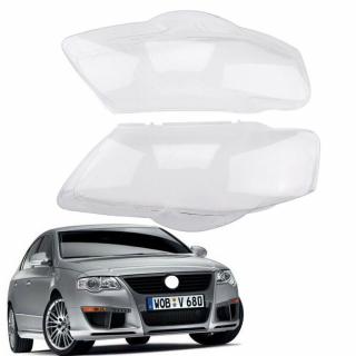 Set 2 sticle faruri pentru Volkswagen Passat B6 (2005 - 2010) - HV002