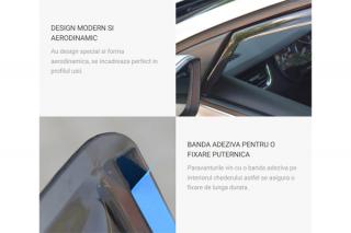 Set Deflectoare Aer Fata Dacia Duster 4X4 (2018-)