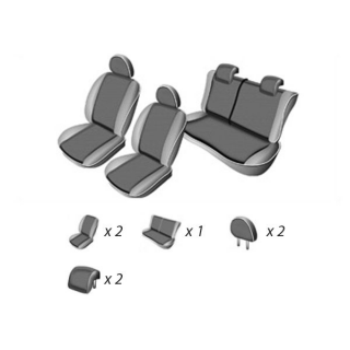 Set Huse Scaun Hyundai Accent 2010 (Bancheta Fractionata)