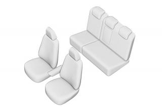 Set Huse Scaun Mitsubishi Outlander 2013-2018 (Bancheta Fractionata)