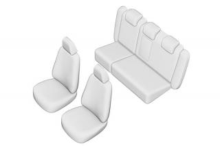 Set Huse Scaun Peugeot 3008 2009-2016 (Bancheta Fractionata) Cu Tetiere Spate In Forma De L