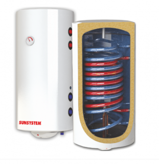 Boiler termoelectric Sunsystem BB NL2 150 PRL 3KW, cu doua serpentine
