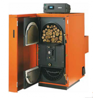 Cazan ARCA REGOVENT 120 R INOX pe lemne cu gazeificare