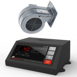 Controler set p u cazan KG Art SP 05 ( comanda ven+pompa) + ventilator DPS120