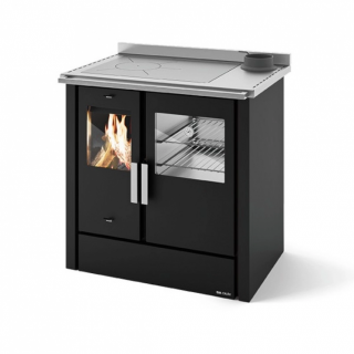 ELVIRA CU PLITA SI CUPTOR 8-9.5KW - NERO