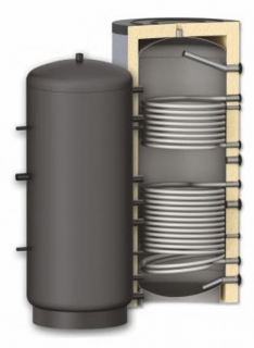 Puffer cu doua serpentine Sunsystem PR2 1000L+IZ
