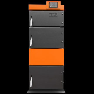 TIS UNI N 40 KW Cazan pe combustibil solid(panou comanda+ventilator in set)