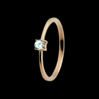 Inel aur 14K cu diamante – Model i005 (0.1ct)