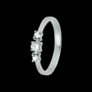 Inel aur 14K cu diamante – Model i007 (0.17ct)