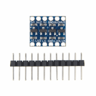 Convertor de nivel logic I2C IIC bidirectional, 4 canale de la 5V la 3V