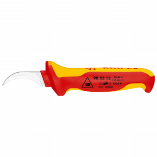 Cutit VDE dezizolator cu lama tip secera, Knipex 98 53 13