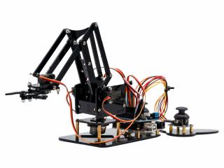 Kit de brat robotic controlabil compatibil Arduino, Bitmi 10086