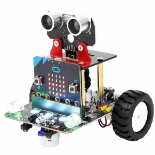 Kit robot inteligent tip masina cu IR si aplicatie pentru Micro:bit V2 V1.5, Yahboom