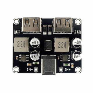Modul QC3.0 coborator de tensiune DC-DC, 5V, USB dual