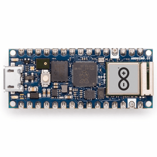 Placa de dezvoltare originala Arduino Nano RP2040 Connect, cu pini